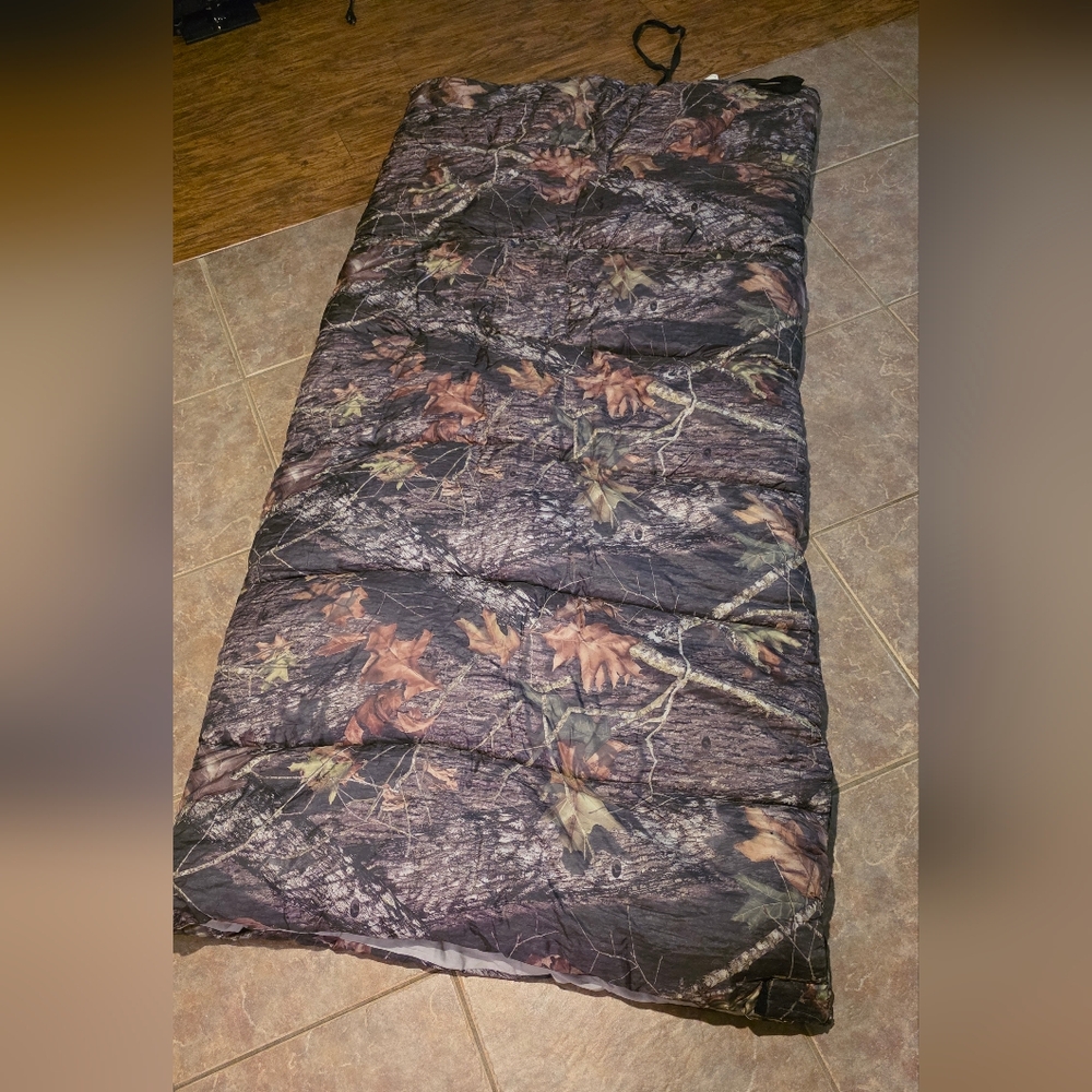 Game Winner CAMO Sleeping Bag - Like New!
